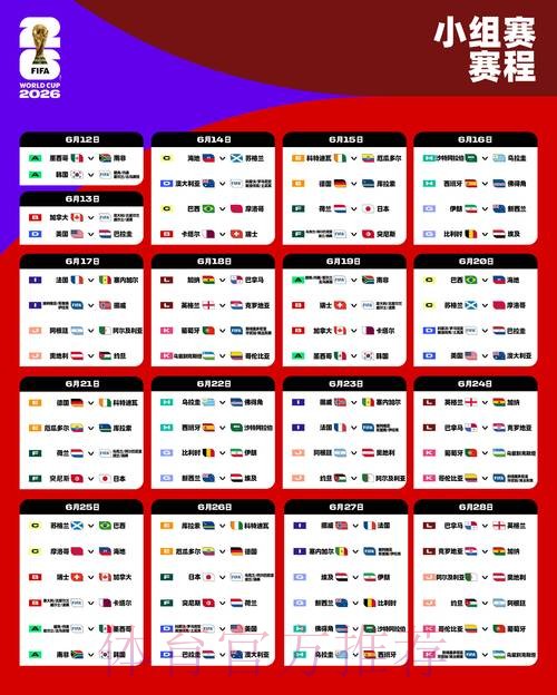 2026世界杯完整赛程详细安排全程直播怎么查